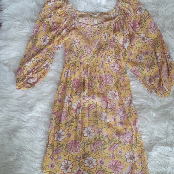 Billabong Floral Paradise Days Mini Dress Size Large - Picture 5 of 11